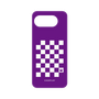 プレミアムパネル［ Racing checkered flag Purple - レーシングチェッカーフラッグ パープル ］