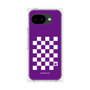 プレミアムパネル［ Racing checkered flag Purple - レーシングチェッカーフラッグ パープル ］