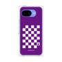 プレミアムパネル［ Racing checkered flag Purple - レーシングチェッカーフラッグ パープル ］