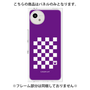 プレミアムパネル［ Racing checkered flag Purple - レーシングチェッカーフラッグ パープル ］