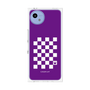 プレミアムパネル［ Racing checkered flag Purple - レーシングチェッカーフラッグ パープル ］