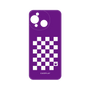 プレミアムパネル［ Racing checkered flag Purple - レーシングチェッカーフラッグ パープル ］