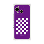 プレミアムパネル［ Racing checkered flag Purple - レーシングチェッカーフラッグ パープル ］