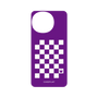 プレミアムパネル［ Racing checkered flag Purple - レーシングチェッカーフラッグ パープル ］