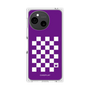 プレミアムパネル［ Racing checkered flag Purple - レーシングチェッカーフラッグ パープル ］