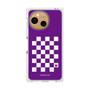 プレミアムパネル［ Racing checkered flag Purple - レーシングチェッカーフラッグ パープル ］