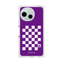 プレミアムパネル［ Racing checkered flag Purple - レーシングチェッカーフラッグ パープル ］