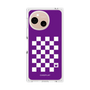 プレミアムパネル［ Racing checkered flag Purple - レーシングチェッカーフラッグ パープル ］