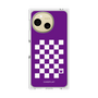 プレミアムパネル［ Racing checkered flag Purple - レーシングチェッカーフラッグ パープル ］