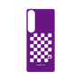 プレミアムパネル［ Racing checkered flag Purple - レーシングチェッカーフラッグ パープル ］