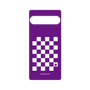 プレミアムパネル［ Racing checkered flag Purple - レーシングチェッカーフラッグ パープル ］