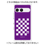 プレミアムパネル［ Racing checkered flag Purple - レーシングチェッカーフラッグ パープル ］