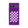 プレミアムパネル［ Racing checkered flag Purple - レーシングチェッカーフラッグ パープル ］