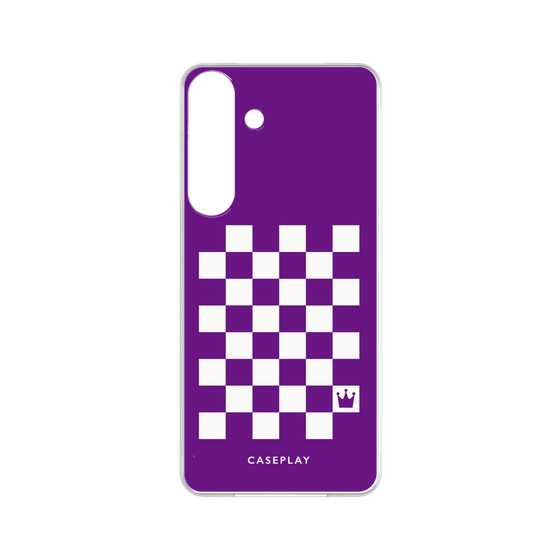 プレミアムパネル［ Racing checkered flag Purple - レーシングチェッカーフラッグ パープル ］
