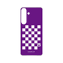 プレミアムパネル［ Racing checkered flag Purple - レーシングチェッカーフラッグ パープル ］