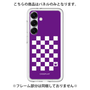 プレミアムパネル［ Racing checkered flag Purple - レーシングチェッカーフラッグ パープル ］