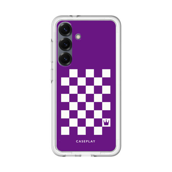 プレミアムパネル［ Racing checkered flag Purple - レーシングチェッカーフラッグ パープル ］