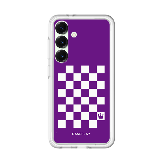 プレミアムパネル［ Racing checkered flag Purple - レーシングチェッカーフラッグ パープル ］