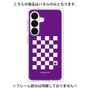 プレミアムパネル［ Racing checkered flag Purple - レーシングチェッカーフラッグ パープル ］