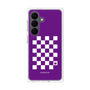 プレミアムパネル［ Racing checkered flag Purple - レーシングチェッカーフラッグ パープル ］
