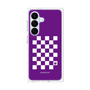 プレミアムパネル［ Racing checkered flag Purple - レーシングチェッカーフラッグ パープル ］