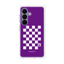 プレミアムパネル［ Racing checkered flag Purple - レーシングチェッカーフラッグ パープル ］
