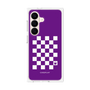 プレミアムパネル［ Racing checkered flag Purple - レーシングチェッカーフラッグ パープル ］