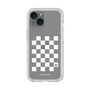 プレミアムパネル［ Racing checkered flag White - レーシングチェッカーフラッグ ホワイト ］