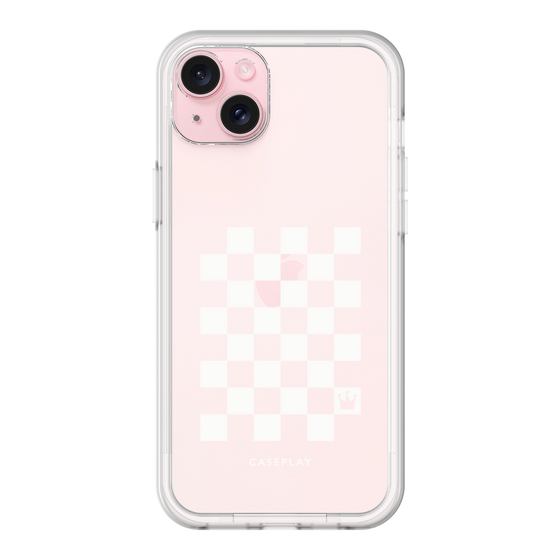 プレミアムパネル［ Racing checkered flag White - レーシングチェッカーフラッグ ホワイト ］