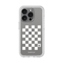 プレミアムパネル［ Racing checkered flag White - レーシングチェッカーフラッグ ホワイト ］