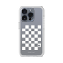 プレミアムパネル［ Racing checkered flag White - レーシングチェッカーフラッグ ホワイト ］