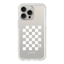 プレミアムパネル［ Racing checkered flag White - レーシングチェッカーフラッグ ホワイト ］