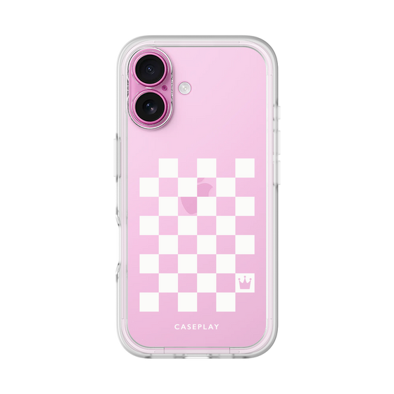 プレミアムパネル［ Racing checkered flag White - レーシングチェッカーフラッグ ホワイト ］