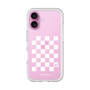プレミアムパネル［ Racing checkered flag White - レーシングチェッカーフラッグ ホワイト ］