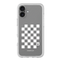 プレミアムパネル［ Racing checkered flag White - レーシングチェッカーフラッグ ホワイト ］