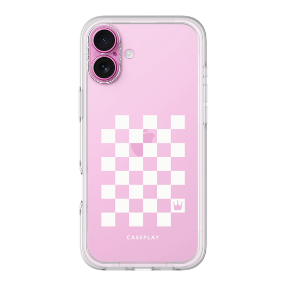 プレミアムパネル［ Racing checkered flag White - レーシングチェッカーフラッグ ホワイト ］