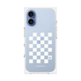 プレミアムパネル［ Racing checkered flag White - レーシングチェッカーフラッグ ホワイト ］