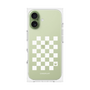 プレミアムパネル［ Racing checkered flag White - レーシングチェッカーフラッグ ホワイト ］