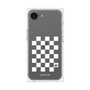 プレミアムパネル［ Racing checkered flag White - レーシングチェッカーフラッグ ホワイト ］