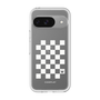 プレミアムパネル［ Racing checkered flag White - レーシングチェッカーフラッグ ホワイト ］