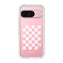プレミアムパネル［ Racing checkered flag White - レーシングチェッカーフラッグ ホワイト ］