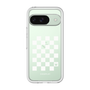 プレミアムパネル［ Racing checkered flag White - レーシングチェッカーフラッグ ホワイト ］