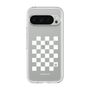 プレミアムパネル［ Racing checkered flag White - レーシングチェッカーフラッグ ホワイト ］
