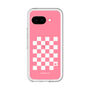 プレミアムパネル［ Racing checkered flag White - レーシングチェッカーフラッグ ホワイト ］