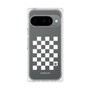 プレミアムパネル［ Racing checkered flag White - レーシングチェッカーフラッグ ホワイト ］