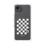 プレミアムパネル［ Racing checkered flag White - レーシングチェッカーフラッグ ホワイト ］