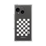 プレミアムパネル［ Racing checkered flag White - レーシングチェッカーフラッグ ホワイト ］