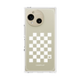 プレミアムパネル［ Racing checkered flag White - レーシングチェッカーフラッグ ホワイト ］