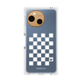 プレミアムパネル［ Racing checkered flag White - レーシングチェッカーフラッグ ホワイト ］