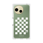 プレミアムパネル［ Racing checkered flag White - レーシングチェッカーフラッグ ホワイト ］